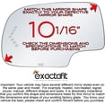 thumbnail image 2 of exactafit 8720SL Driver Side Mirror Signal Glass Replacement Fits Escalade, Avalanche Silverado Sierra 1500 2500 3500 Suburban Tahoe, Yukon Left Hand 3m Adhesives, 2 of 5