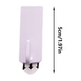 thumbnail image 2 of Versatile Non-Destructive Detachable Wall Hook 2-Pound Capacity Hanging Keys Towels Kitchen Bathroom Organization Party Decoration Practical Home -Use Sturdy Lightweight Easy-Install Space-Saving, 2 of 3