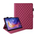 thumbnail image 3 of for Xiaomi Redmi Pad 2 2025 11 inch Case, Rhombus Pattern Multiple Viewing Angles Stand Slim Folio Cover (Red), 3 of 6