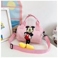 thumbnail image 1 of Bolso para niños, lindo bolso de bolos con estampado de Mickey Mouse para niña, bolso bandolera portátil de moda, 1 of 5