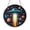 Acrylic 3.5 Inch, variant on Space Theme UFO Acrylic Window Decor – Decorative Hanging Art