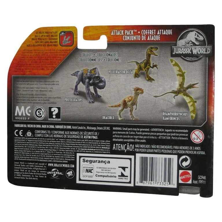 Jurassic World Dino Rivals Velociraptor Delta 2018 Mattel Dinosaur Figure