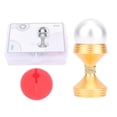 thumbnail image 2 of Rotating Gyroscope Desktop Alloy Stress Relief Toy Desk Office Silicone Cover, 2 of 7