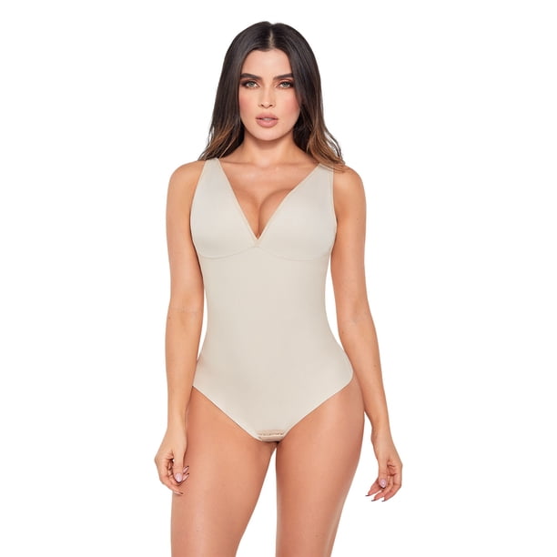 Faja Ann Chery Tipo Body Escote en V Seamless Mujer