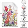thumbnail image 3 of Coolnut 4 Pack Wildflowers Kitchen Towels Highly Absorbent, Super Soft Dishcloths 18 x 28 Inches Reusable Quick Drying Tea Towels Set for Home,Kitchen Decor Wash cloth, 3 of 7