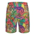 thumbnail image 6 of Kdxio Colorful Dinosaur Pattern Mens Casual Shorts - Drawstring Summer Beach Sports Shorts for Men, 6 of 9