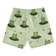 thumbnail image 2 of Kids' Beach Pants Comfortable Swim Trunks Cute Frogs on Lily Pads Shorts for Pool Vacation and Lounge Wear 3T, 2 of 8