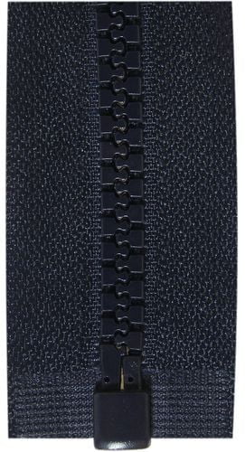 Costumakers One-Way Separating Zipper 65 cm (26), #5 Molded Teeth, Navy, 60 cm / 24"