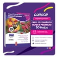 thumbnail image 2 of PAPEL FOTOGRAFICO 200g CURSOR 50 HOJAS CARTA GLOSSY BRILLANTE blanco Carta (216 × 279 mm), 2 of 10