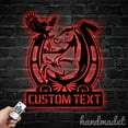 thumbnail image 2 of Handmadetneonsign Personalized Horse Metal Wall Art LED Light, Custom Horseshoe Metal Sign Room, 2 of 5