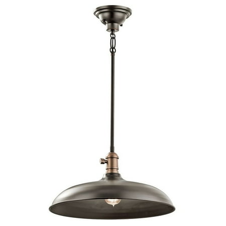 

1 Light Vintage Farmhouse Metal Shade Pendant Light Fixture Bailey Street Home 147-Bel-1788512