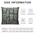 thumbnail image 5 of Nawypu  Aloha Tiki Throw Pillow Cover Vintage Aloha Tiki Seamless Pattern for Your Business Decorative Square Pillow Case for Home Bedroom Living Room Cushion Cover, 5 of 5