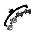 thumbnail image 1 of Bunblic Caisse Claire Tambourin Clochette à Main Hochet Musique Rythme Instrument Concert Fête Ensemble Chapeau Haut de Forme Tambourin Instrument de Percussion 4 Jingles, 1 of 7