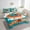 Cyan Red, variant on Erosebridal Football Cincinnati Bedding Sets, Soccer Sport Comforter Sets with Sheets, Orange Black Reversible Bed Sheets Set, Breathable Room Decoration, 7pcs