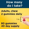 thumbnail image 6 of Nature Made Mens Multivitamin + Omega-3 Gummies for Daily Nutritional Support, 80 Count, 6 of 10