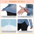 thumbnail image 4 of FORMRS Womens Long Sleeve Shirts UPF 50+ Sun Protection Quick Dry Fishing Hiking Tops, Size S-2XL, Blue Sky and River, 4 of 8