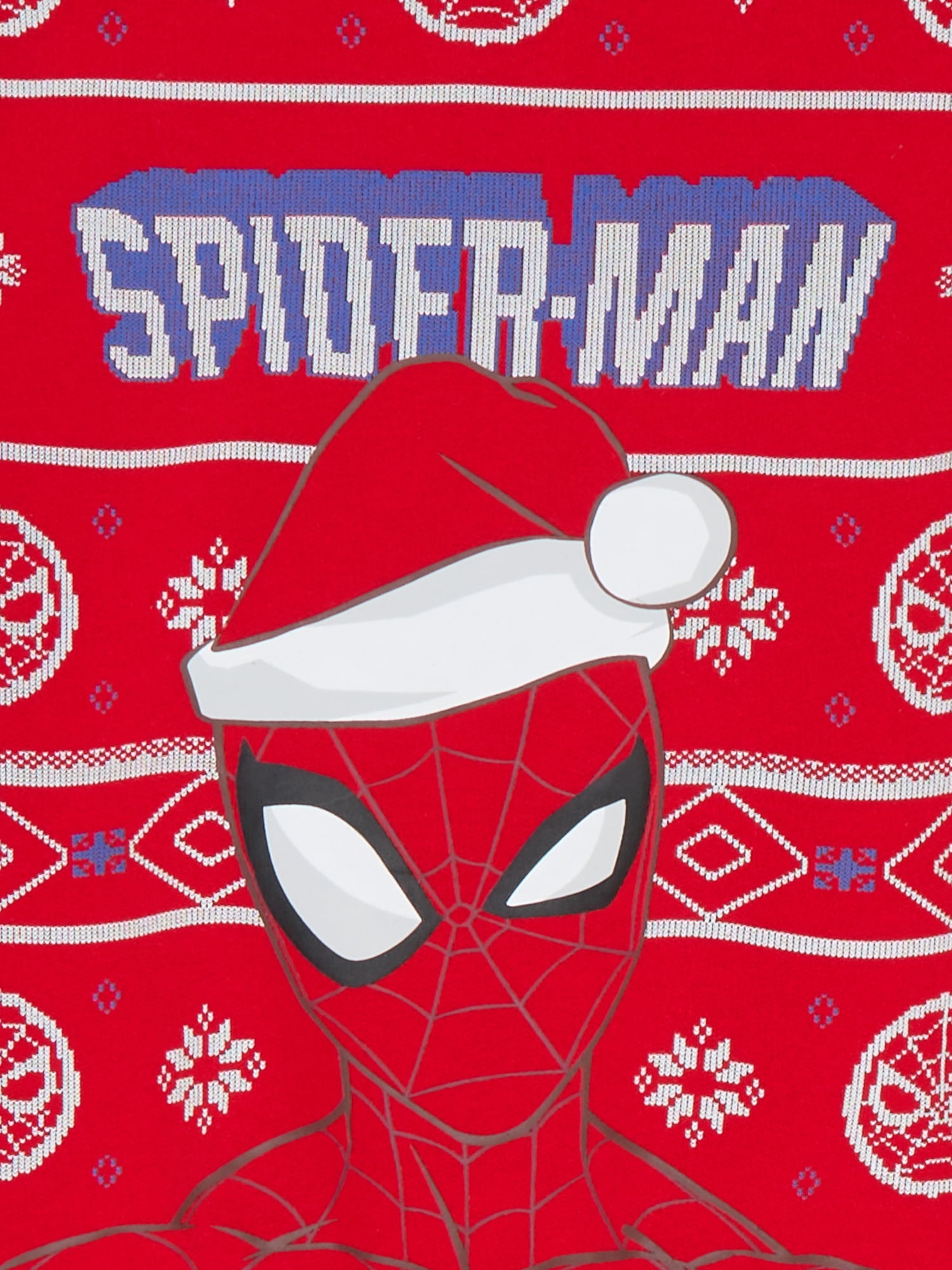 Spider-Man Boys Christmas Graphic Sweatshirt and Sweatpants Set, 2 Piece, Sizes 4-12