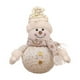 thumbnail image 2 of mfyjkho Muñeco de nieve navideño brillante de tela de algodón, decoración de mesa con luz, 1 colgante, 2 of 4