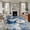 Multi, variant on 6'x9' Area Rugs, White Blue Spring Floral Indoor Outdoor Area Rug for Living Room Bedroom, Vintage Flowers Farmhouse Washable Bathroom Rugs Kitchen Floor Carpet Mats Home Decor Aesthetic