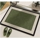 thumbnail image 4 of Alfombra de piso verde medio para entrada de cocina (no para baño), barro de diatomeas absorbente, 40 cm x 60 cm, tela texturizada, base antideslizante, 4 of 7