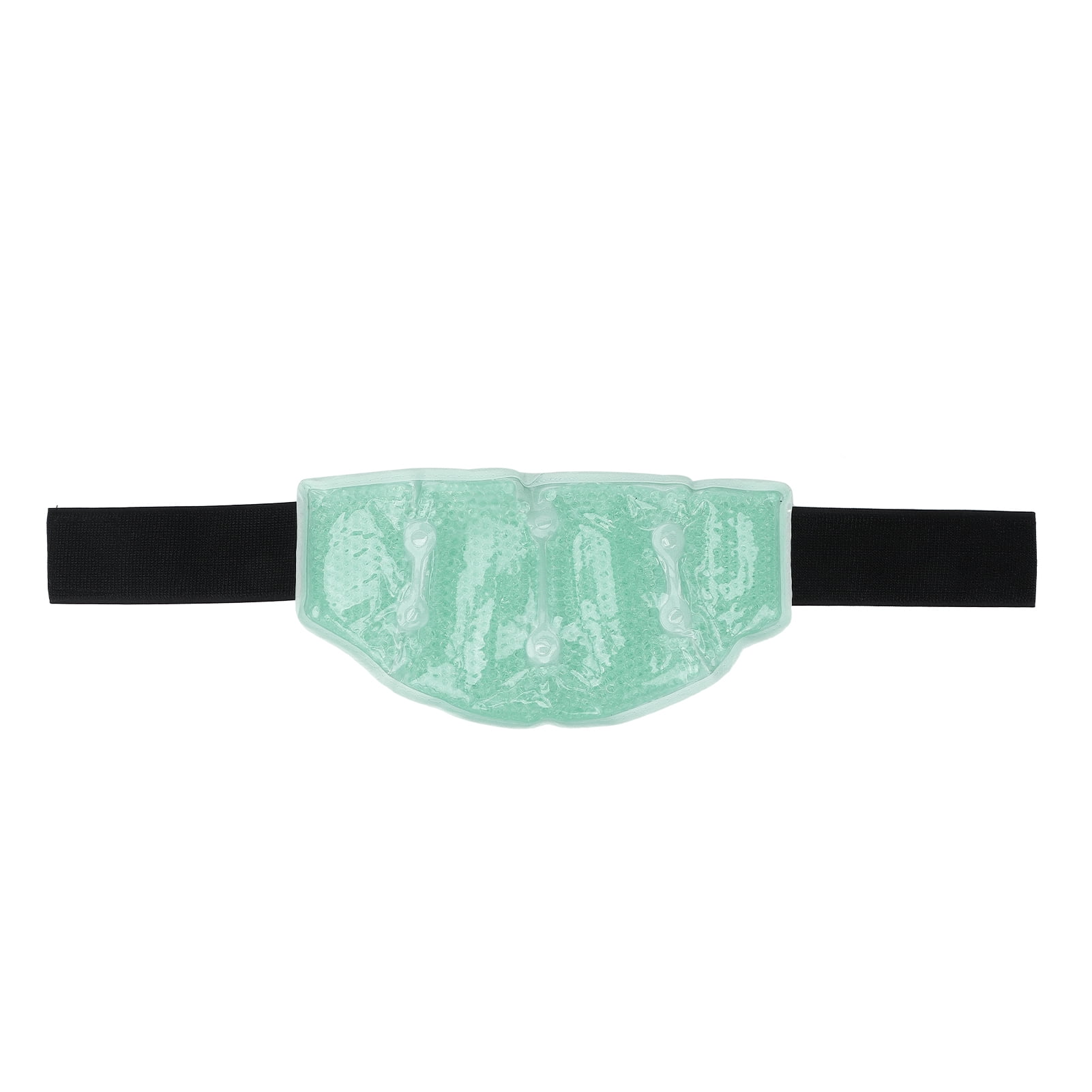 Yajisi Reusable Gel Bead Neck Wrap for Pain Relief, Hot Cold Compress Therapy Cooling Neck Pack, Green (11 x 6.7 inches / 28 x 17 cm)