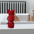 thumbnail image 4 of Tauxra Soft Cute Rabbit Shape Absorbent Fiber Bath Towel With Beads 29.5x13.8 Inches For Kids Party Favors, 4 of 6