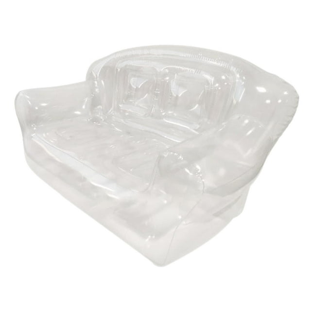 Sofá Inflable Sofá Inflable para Acampar, Cama Silla de Playa Portátil, Sofá Inflable con Tumbona de Aire para Picnic Jardín Adultos Claro
