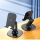 thumbnail image 4 of Soporte Plegable para Teléfono con Rotación 360° para Escritorio, Soporte Portátil Ajustable en Altura, Base Antideslizante de Plástico ABS, Negro, Compatible con Teléfonos/Tabletas, 4 of 8