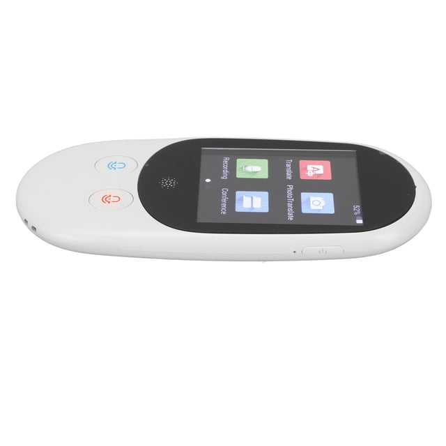 Language Translator Device, Two Way Translation Smart Translator Portable For Dating Grey,White