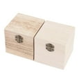 thumbnail image 3 of Lefu High Quality Retro Jewelry Box Desktop Natural Wood Clamshell Storage Hand Decor, 3 of 7