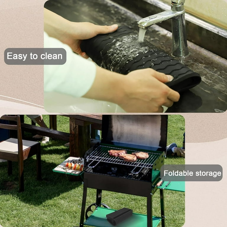 Silicone Griddle Tools Mat For Blackstone BBQ Utensil
