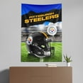thumbnail image 4 of The Northwest Group Pittsburgh Steelers 40" x 57" Midfield Wall Art Tapestry, 4 of 5
