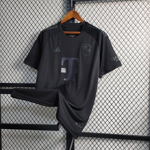 Bayern Munich 2023 2024 Camiseta De Fútbol Negra Edición Especial Gao Jiahui unisex
