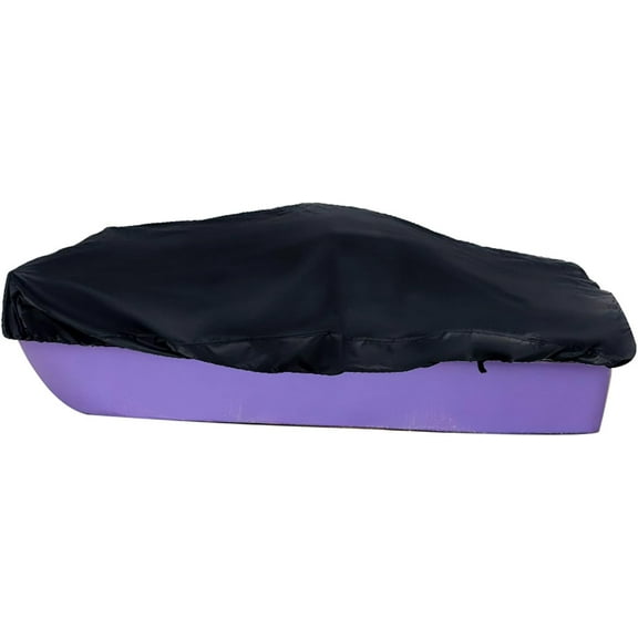 LABLT Pedal Boat Cover 420D Tear Resistant Boat Protector Replacement for 3 or 5 Person Pedal Boat Pelican Boat Monaco Boat 115 L x 80 W Black