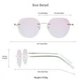 thumbnail image 4 of LifeArt Blue Light Blocking Glasses, Computer Reading Glasses, Anti Blue Rays, Reduce Eyestrain, Stylish for Men and Women(Clear,+3.00 Magnification), 4 of 5