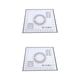 thumbnail image 1 of Monstrate Cookie Dessert Pastry Non-stick Silicone Kneading Portable Restaurant Pad Kitchen Rolling Mat Bakery Baking Tool negro 26x29cm 2Conjunto, 1 of 6
