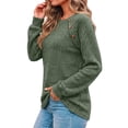 thumbnail image 3 of Fantaslook Womens Long Sleeve Shirts Casual Tunic Tops Work Dressy Blouses Fall Sweaters, 3 of 10