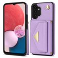 thumbnail image 2 of Dteck for Samsung Galaxy A13 4G Wallet Case with Crossbody Lanyard, PU Leather Card Holder Purse Shockproof Phone Cover for Samsung Galaxy A13 4G,Purple, 2 of 5