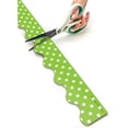 thumbnail image 3 of Teacher Created Resources Paper Lime Polka Dots Scalloped Rolled Classroom Border, 3 Rolls, 3 of 3