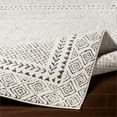 thumbnail image 2 of Surya Bahar BHR-2321 79x79" Square Fabric Area Rug in Charcoal/Light Beige, 2 of 6
