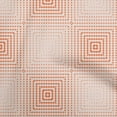 thumbnail image 1 of oneOone Rayon Orange Fabric Geometric Dress Material Fabric Print Fabric By The Yard 56 Inch Wide, 1 of 4