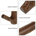 thumbnail image 6 of Raindrops 1Set Tree Branch Hook Rustic Coat Hooks in Coffee Tone for Bedroom Wall Mount, 6 of 8
