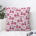 thumbnail image 4 of Pofeuu Bike with Donut Wheels Print Double-sided plush pillowcase Square Throw Pillow Covers Pillows Cover for Living Room Bedroom Sofa Couch Cushion Cover（No pillow core）-22"x22", 4 of 7