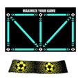 thumbnail image 4 of Tapete de entrenamiento para pisadas de fútbol, ​​portátil, multiusos, resistente al desgaste Amarillo, 4 of 9