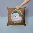 thumbnail image 2 of Carolines Treasures SS8430PW1414 Coton de Tulear Fabric Decorative Pillow, 14Hx14W, multicolor, 2 of 4