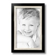 thumbnail image 2 of ArtToFrames 8x13 inch Black with Sliver slope Picture Frame, Black Wood Poster Frame (4984), 2 of 7