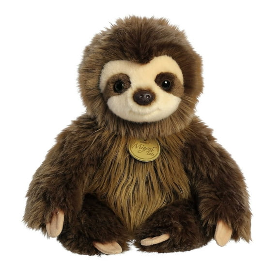 Aurora - Small Brown Miyoni Tots - 7.5" Baby Sloth - Adorable Stuffed Animal
