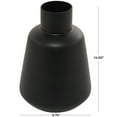 thumbnail image 3 of DecMode 15" Black Glass Vase, 3 of 7