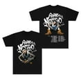 thumbnail image 2 of Santa Fe Klan Blanco y Negro Tour 2024 T-Shirt Women Men Crewneck Short Sleeve Fashion Tee, 2 of 3