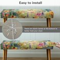 thumbnail image 6 of CHAQLIN Dustproof Bench Seat Cushion Covers for Living Room Hotel, Polyester Spandex Fabric Easy Install Bench Seat Cover with Anti Abrasion, 6 of 9